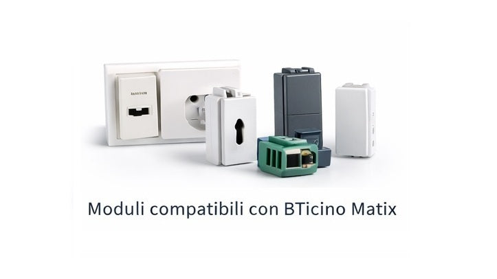 Moduli compatibili con BTicino Matix