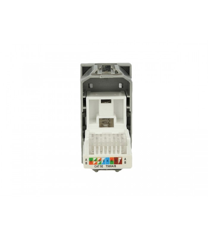 Presa Dati Lan UTP RJ45 CAT5E con Coperchio Compatibile con Bticino Axolute