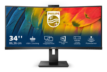 Philips 5000 series 34B1U5600CH/00 LED display 86,4 cm (34&#34;) 3440 x 1440 Pixel Wide Quad HD LCD Nero