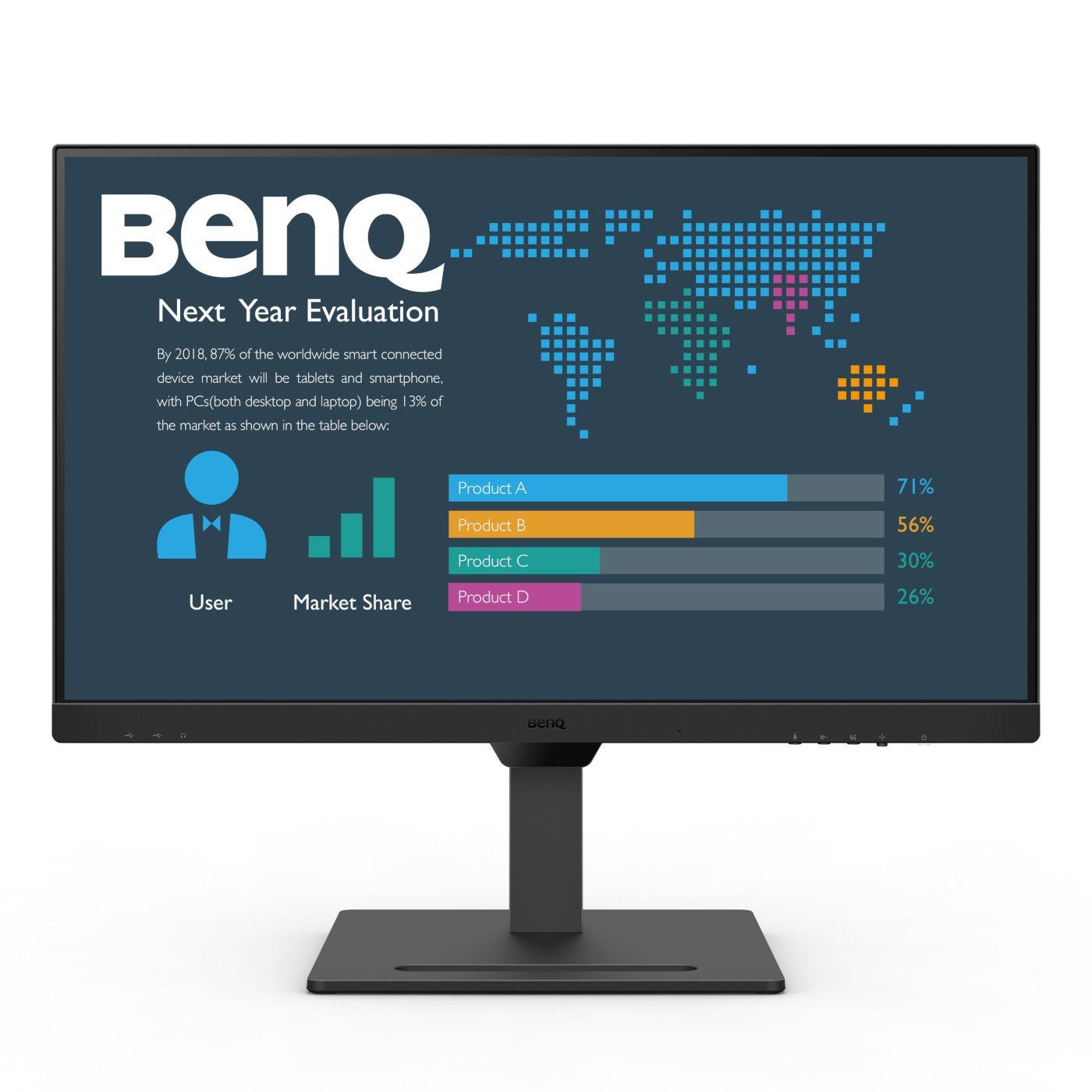 BenQ BL2790QT Monitor PC 68,6 cm (27&#34;) 2560 x 1440 Pixel Quad HD LED Nero