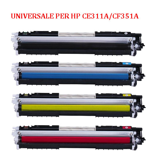 Toner Universale per HP CE311A CF351A CANON 729 CIANO 950pag.