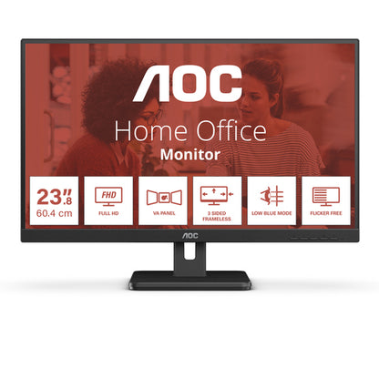 AOC 24E3UM Monitor PC 61 cm (24&#34;) 1920 x 1080 Pixel Full HD Nero