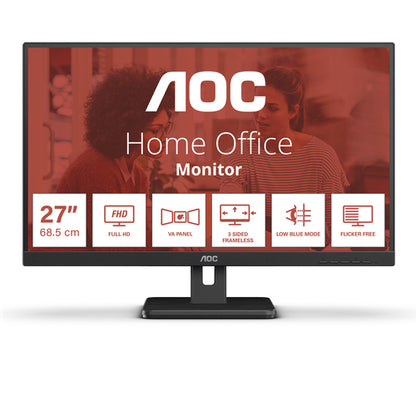 AOC 27E3UM/BK Monitor PC 68,6 cm (27&#34;) 1920 x 1080 Pixel Full HD Nero