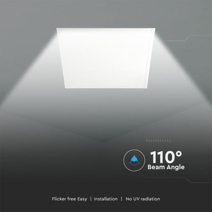 Kit 10 pezzi Pannello Led incasso 36W 60x60 120lm/W alta luminosità luce bianco naturale 4000K