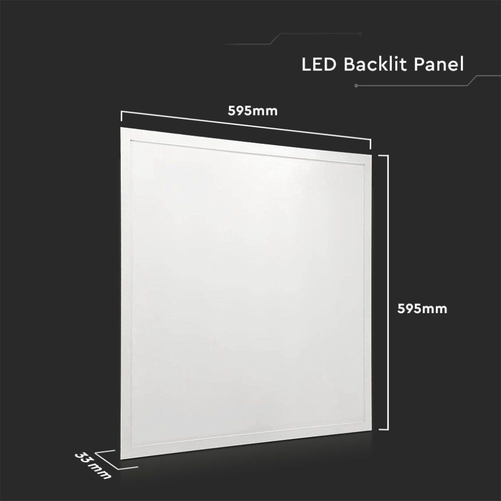 Kit 10 pezzi Pannello Led incasso 36W 60x60 120lm/W alta luminosità luce bianco naturale 4000K