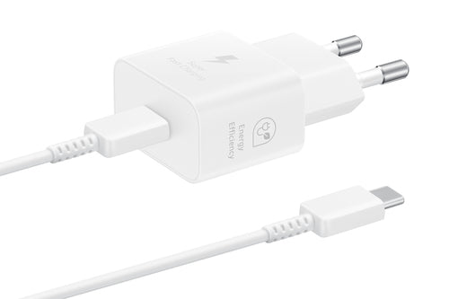 Samsung Caricabatterie Super Fast Charging (25W) con cavo da USB Type-C a USB Type-C