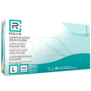 1Conf. da 100pz Tg.L - RMove Guanti Lattice 5.7gr Senza Polvere - puntoluceled