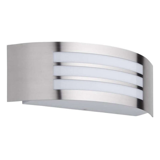 Applique Portalampada da Muro colore Acciaio Wall Light Esterno Lampadine E27