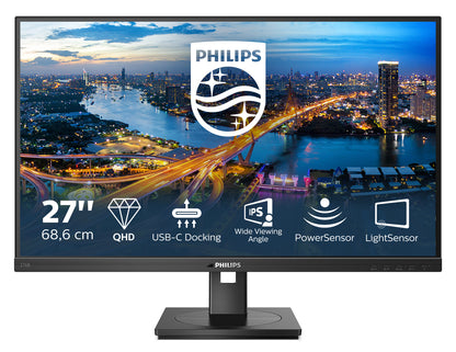 Philips 276B1/00 Monitor PC 68,6 cm (27&#34;) 2560 x 1440 Pixel Full HD LED Nero