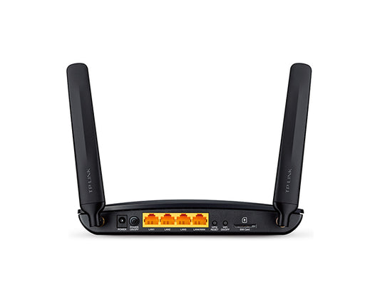 TP-Link TL-MR6400 router wireless Fast Ethernet Banda singola (2.4 GHz) 4G Nero