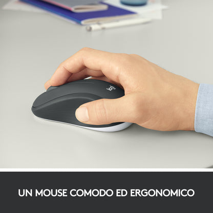 Logitech MK540 Advanced Combo Tastiera e Mouse Wireless per Windows, Ricevitore USB Unifying 2,4 GHz, Tasti di Scelta Rapida Multimediali, Durata Batteria di 3 Anni, per PC, Laptop