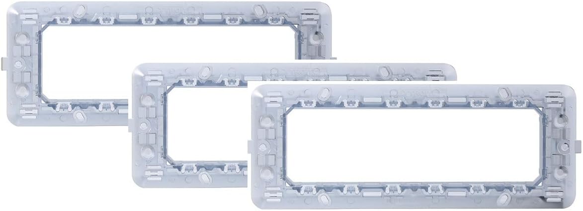 3 Pezzi | Supporto Telaio Portafrutto per Interruttori e Prese – Compatibile con BTicino Living / Matix / Axolute – Scatole 503/504/506/507