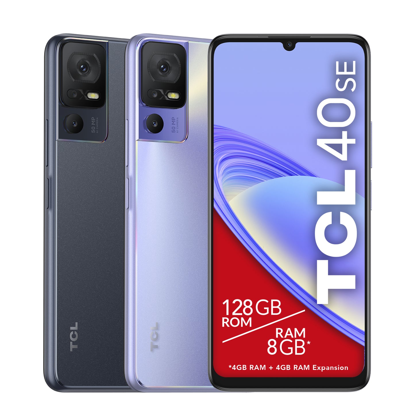 TCL 40 SE 17,1 cm (6.75&#34;) Doppia SIM Android 13 4G USB tipo-C 4 GB 128 GB 5010 mAh Viola