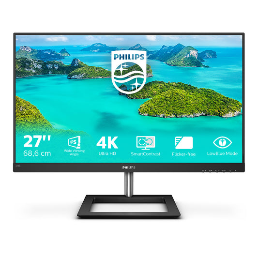 Philips E Line 278E1A/00 Monitor PC 68,6 cm (27&#34;) 3840 x 2160 Pixel 4K Ultra HD LCD Nero