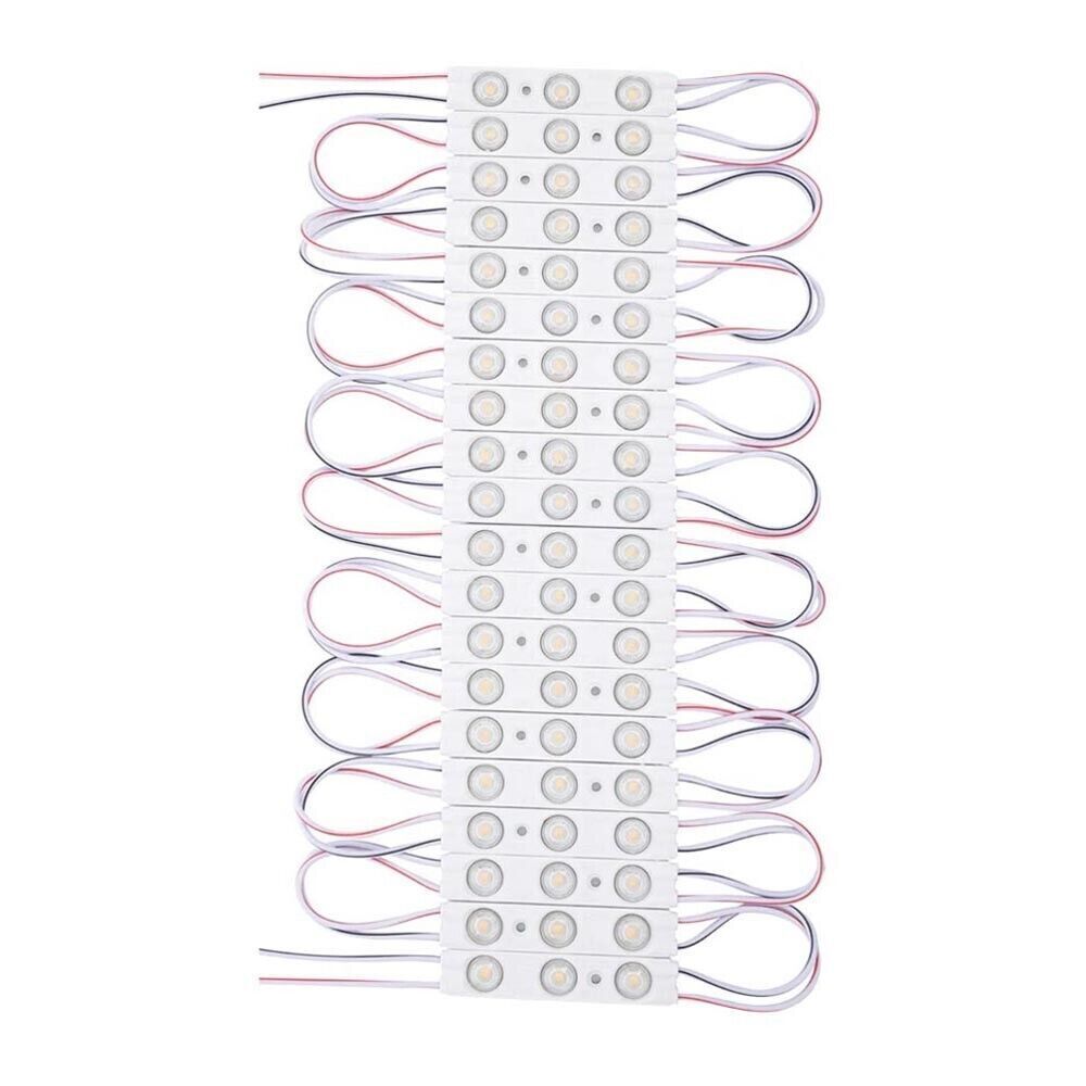 Striscia Led 20 moduli DC 12V indipendenti 24W Impermeabile IP65