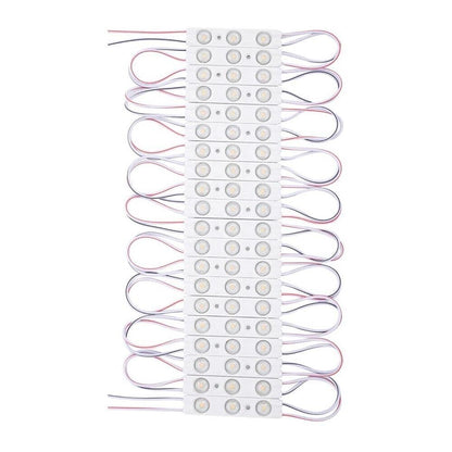 Striscia Led 20 moduli DC 12V indipendenti 24W Impermeabile IP65