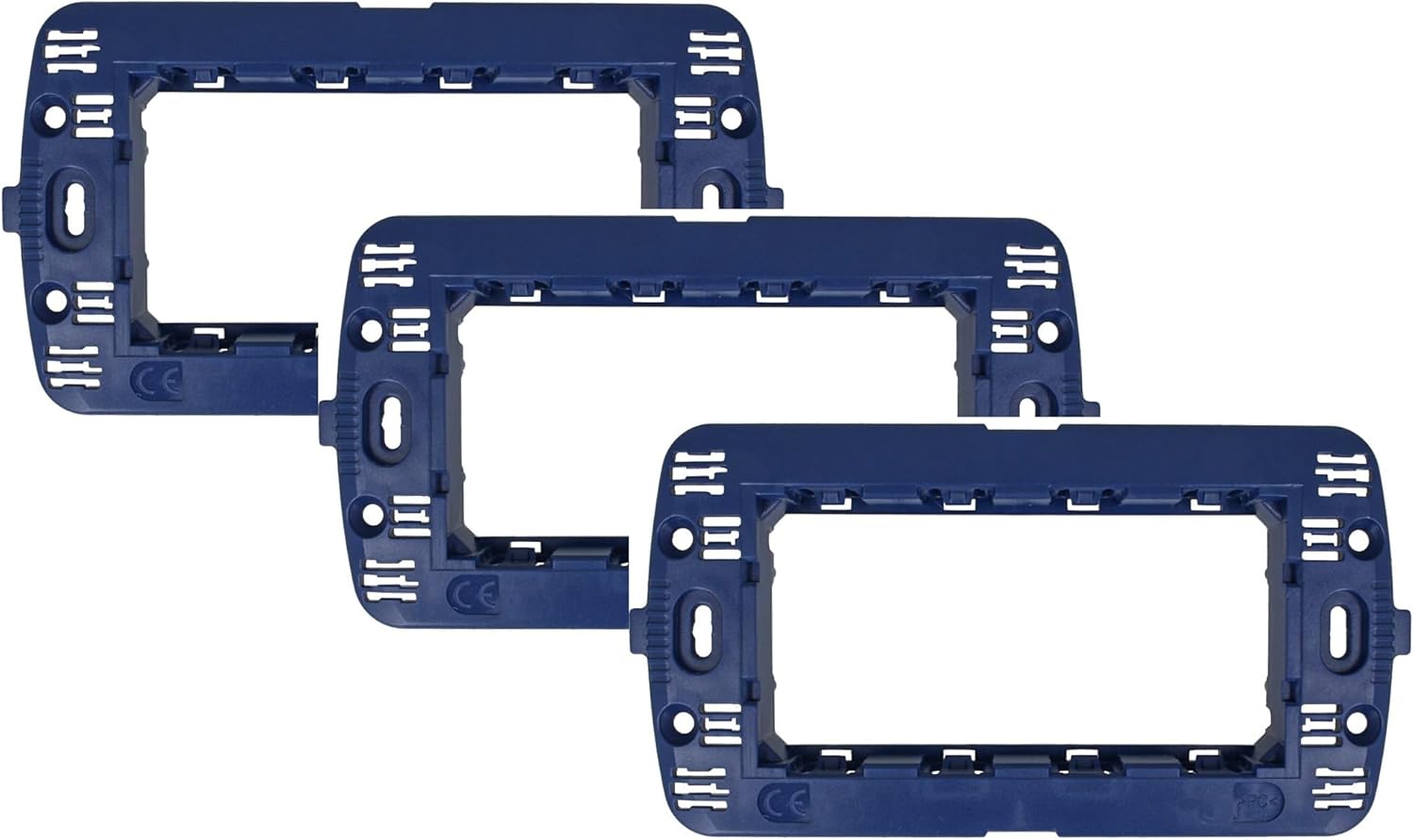 3 Pezzi Supporto Telaio Portafrutto per Interruttori e Prese – Compatibile con BTicino Living /