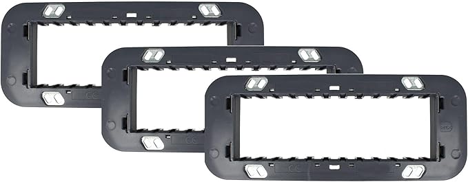 3 Pezzi | Supporto Telaio Portafrutto per Interruttori e Prese – Compatibile con BTicino Living / Matix / Axolute – Scatole 503/504/506/507