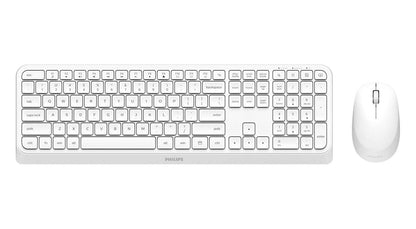 Philips 3000 series SPT6307W/34 tastiera Mouse incluso Universale RF Wireless QWERTY Inglese Bianco