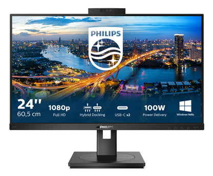 Philips B Line 243B1JH/00 Monitor PC 60,5 cm (23.8&#34;) 1920 x 1080 Pixel Full HD LCD Nero