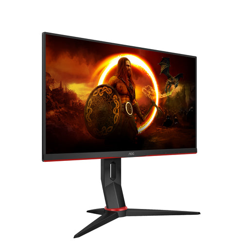 AOC G2 24G2ZU/BK LED display 60,5 cm (23.8&#34;) 1920 x 1080 Pixel Full HD Nero, Rosso