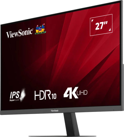 Viewsonic VA VA2708-4K-HD Monitor PC 68,6 cm (27&#34;) 3840 x 2160 Pixel 4K Ultra HD LED Nero