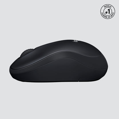 Logitech M220 SILENT Mouse Wireless, 2,4 GHz con Ricevitore USB, Tracciamento Ottico 1000 DPI, Durata Batteria di 18 Mesi, Ambidestro, Compatibile con PC, Mac, Laptop