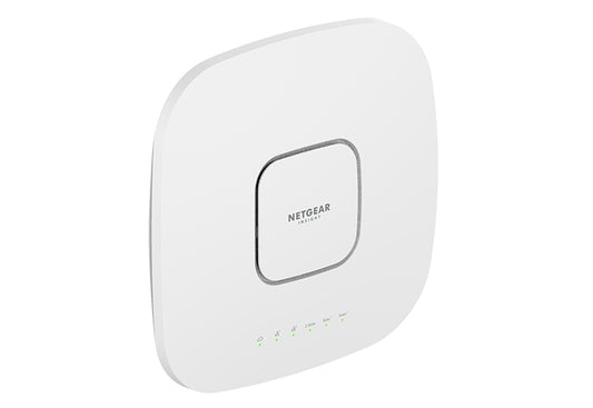 NETGEAR Insight Cloud Managed WiFi 6 AX6000 Tri-band Multi-Gig Access Point (WAX630) 6000 Mbit/s Bianco Supporto Power over Ethernet (PoE)