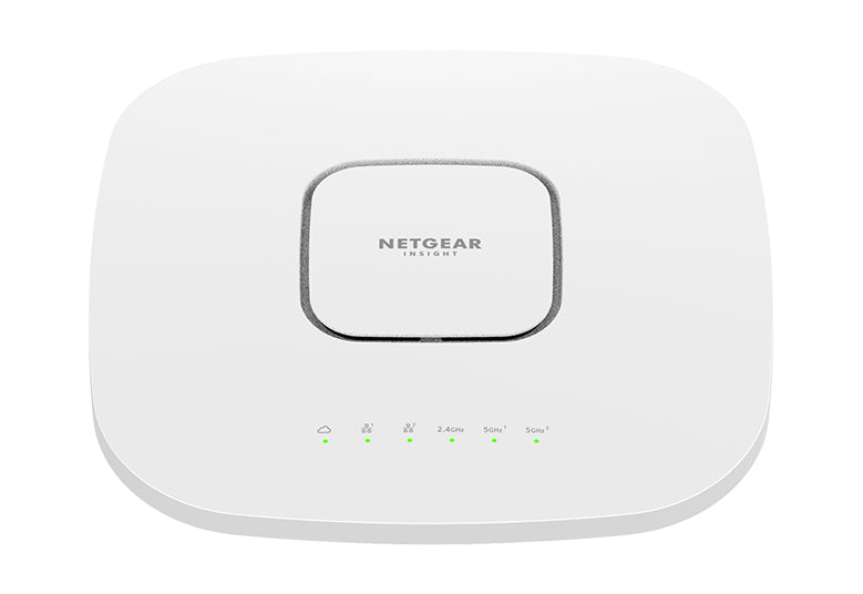 NETGEAR Insight Cloud Managed WiFi 6 AX6000 Tri-band Multi-Gig Access Point (WAX630) 6000 Mbit/s Bianco Supporto Power over Ethernet (PoE)