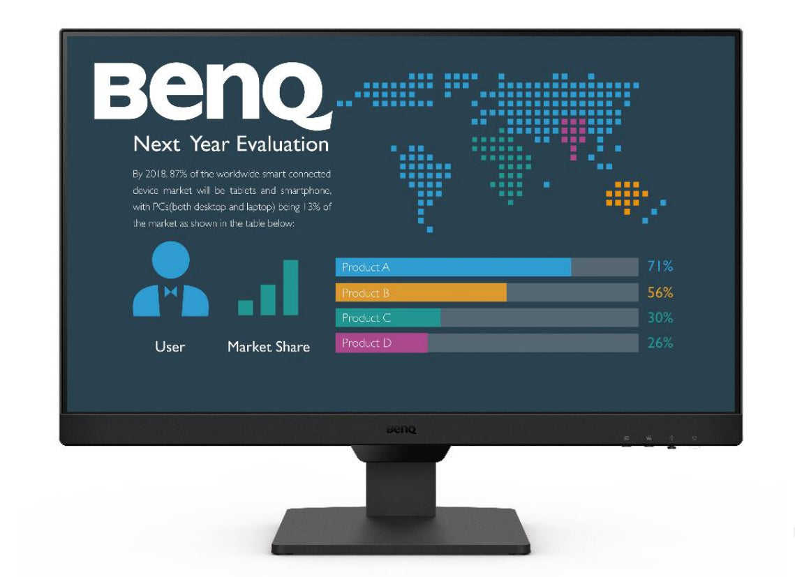 BenQ BL2490 Monitor PC 60,5 cm (23.8&#34;) 1920 x 1080 Pixel Full HD Nero