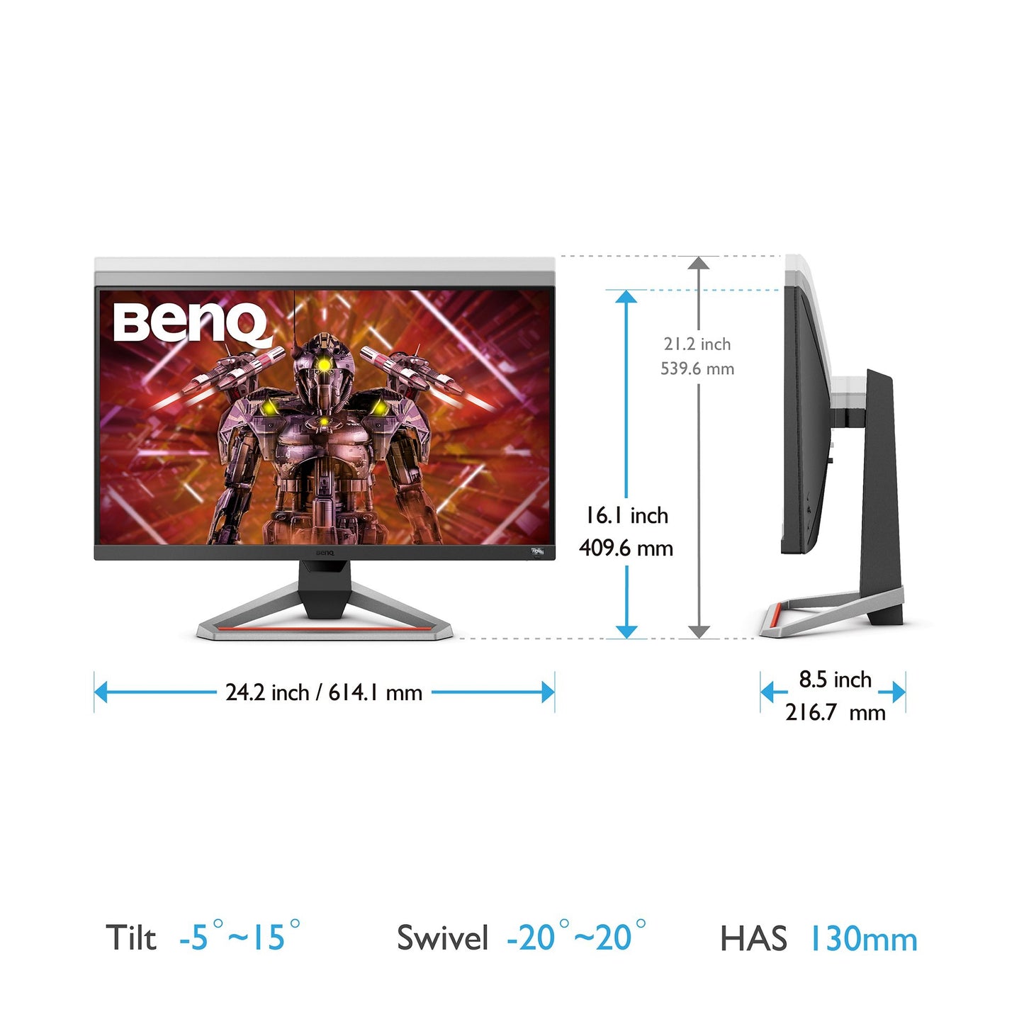 BenQ 9H.LKTLA.TBE Monitor PC 68,6 cm (27&#34;) 3840 x 2160 Pixel 4K Ultra HD LED Nero