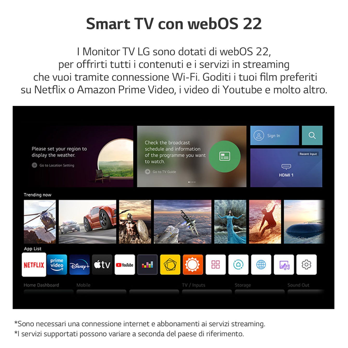 LG 27TQ615S Monitor TV 27&#34; smart webOS 22 FULL HD Wi-Fi NOVITÀ 2022 Bianco