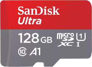 SanDisk Ultra MicroSD 128GBC10 UHS-I SDXC 140MB/s