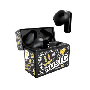 Techmade Earbuds TM-XM191-BKYE Con Pattern Giallo