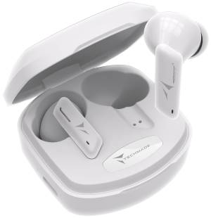 Techmade Auricolari TM-K175-WH Senza Filo Con Box Ricarica Bianco