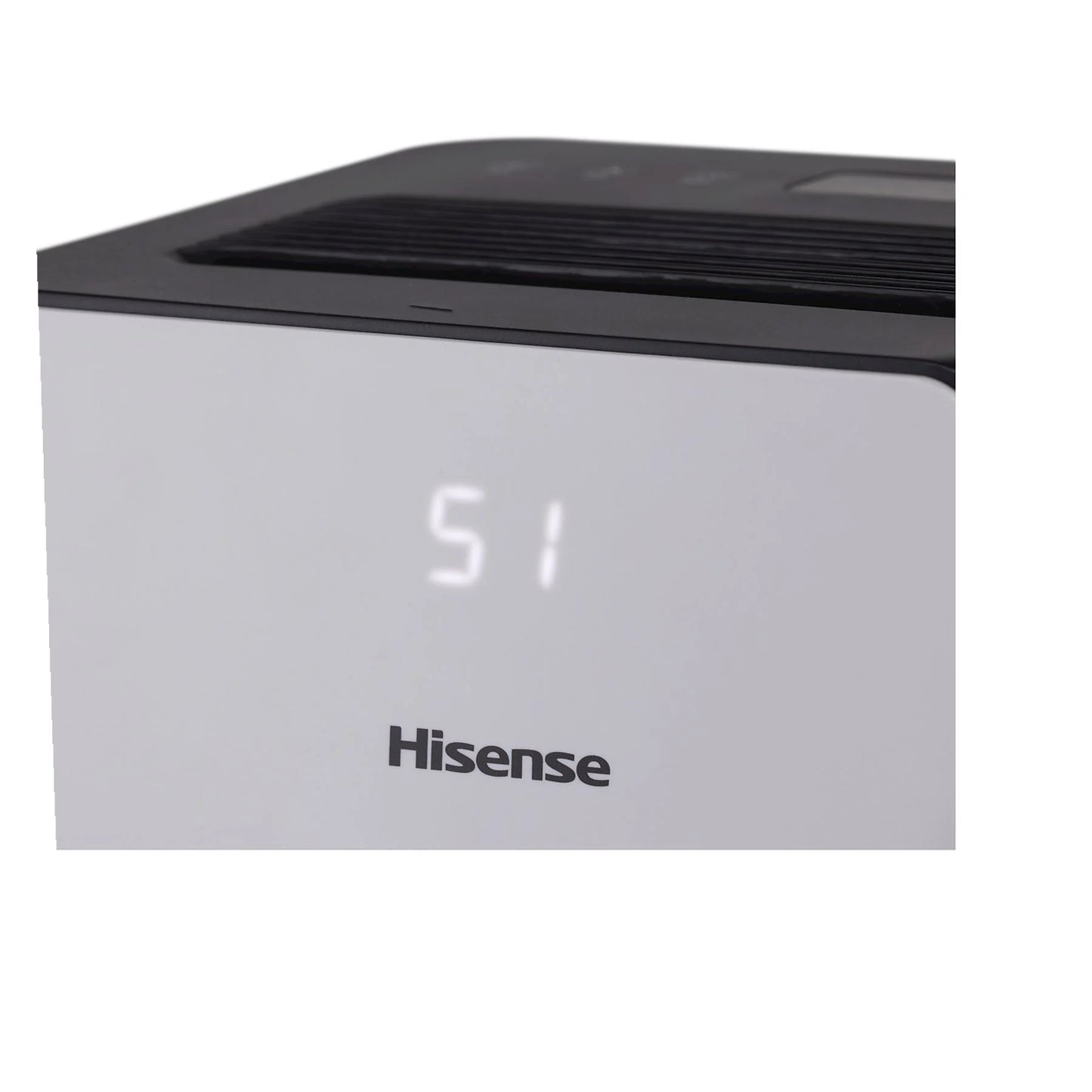 Hisense D20CW – Deumidificatore Portatile 20 L/24h con Funzione Asciugatura, Silenzioso, Scarico Continuo
