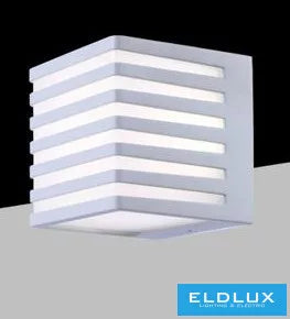 Lampada Applique Led da Muro Wall Light 10W quadrata IP54 Colore Bianco