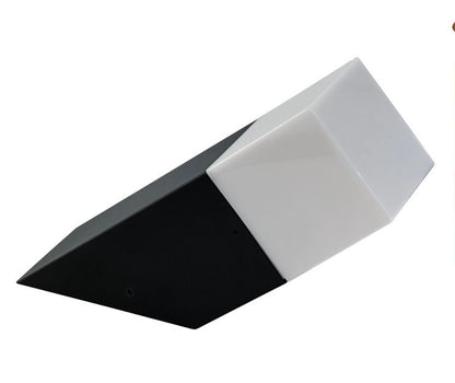 Applique Portalampada da giardino Wall Light colore Bianco Nero attacco Lampadine E27