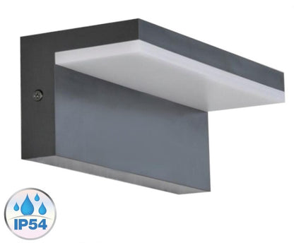 Applique Led muro Wall Light 10W da esterno IP54 Luce 3in1 CCT