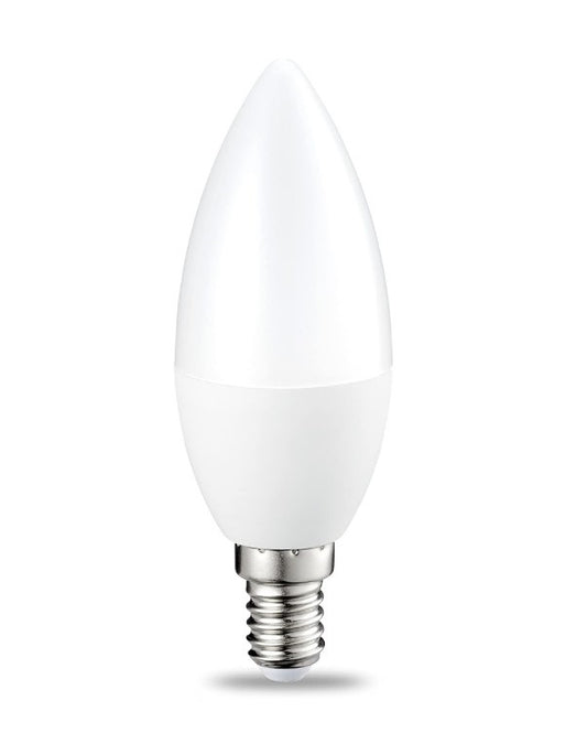 Lampadina Led 6W a Candela attacco E14 Luce Fredda Calda Naturale 510 Lumen