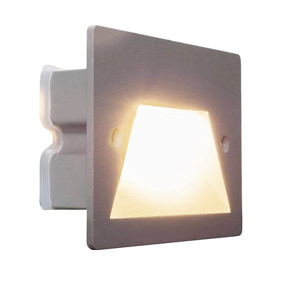 Segnapasso Led 3W esterno incasso scatola 503 Lampada illuminazione Muro Scale Giardino Sentiero