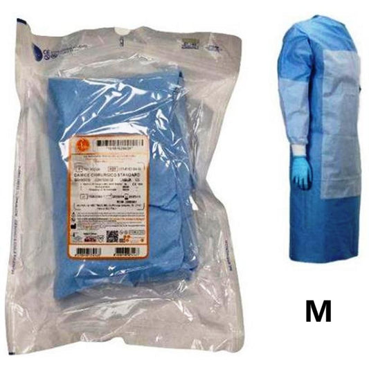 Camice chirurgico rinforzato monouso – Taglia M