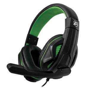 Fenner Tech Cuffie Gaming Soundgame + Microfono PC/Console Green