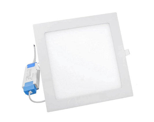 Pannello LED Quadrato Slim da Incasso 3W-24W 3in1 | Selezione Colore 3000K-4000K-6500K CCT | Plafoniera LED Ultrasottile