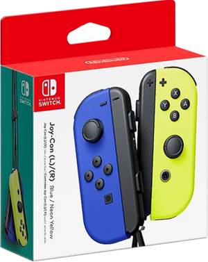 Switch Joy-Con Coppia Controller Blu / Giallo Neon