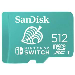 Switch Micro SDXC SanDisk 512GB for Nintendo Switch