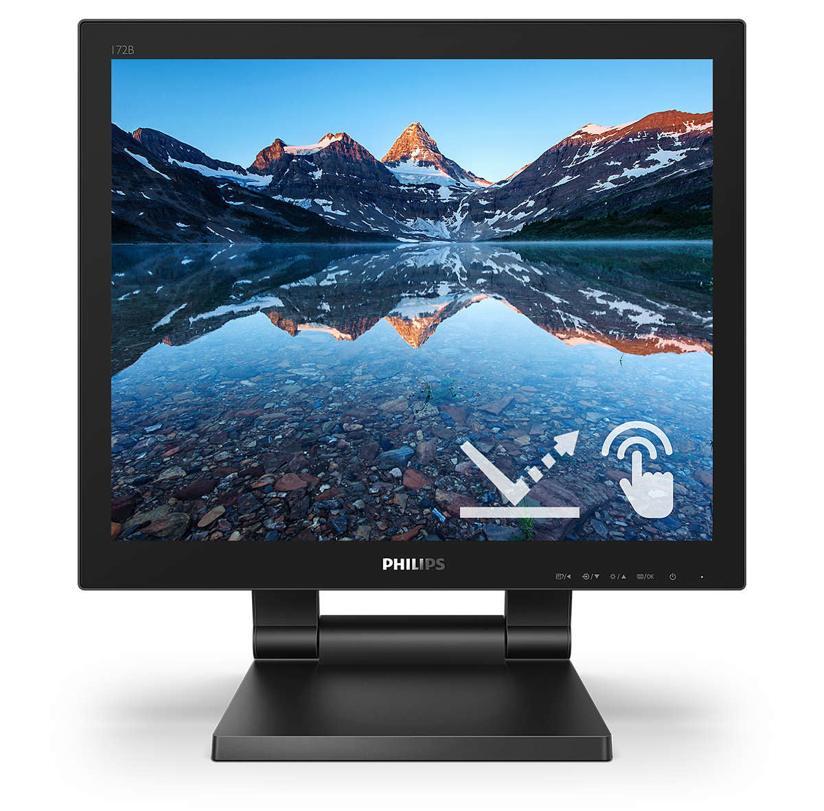 Philips 172B9TL/00 Monitor PC 43,2 cm (17&#34;) 1280 x 1024 Pixel Full HD LCD Touch screen Nero