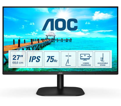 AOC B2 27B2DA LED display 68,6 cm (27&#34;) 1920 x 1080 Pixel Full HD Nero - puntoluceled