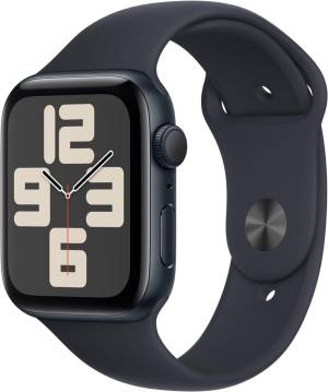 Apple Watch SE 2023 44mm Aluminium MidNight Sport Band MidNight M/L ITA MRE93QL/A - puntoluceled