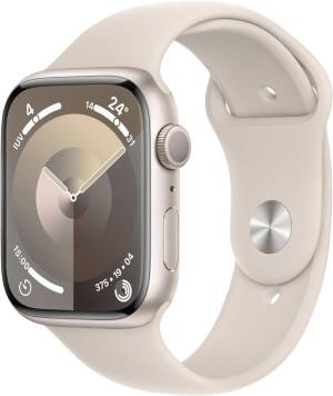 Apple Watch Serie 9 45mm AC/StarL SB/StarL M/L EU MR973QC/A - puntoluceled